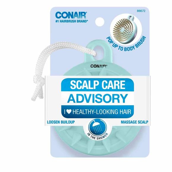 Conair The Scalpcare Advisory 2-Sided Scalp Massage and Body Brush - Picture 1 of 2